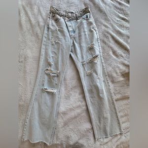 Signature 8 cross waist high rise straight
